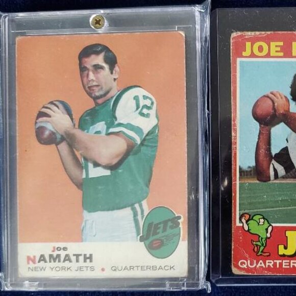 Topps Other - 1969-71-73 TOPPS LOT OF 3 JOE NAMATH NEW YORK JETS #100 #250 #400 HOF 🏈🐐